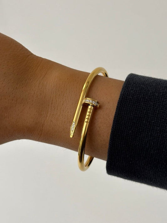 Cartier Nailed Diamond Bangle