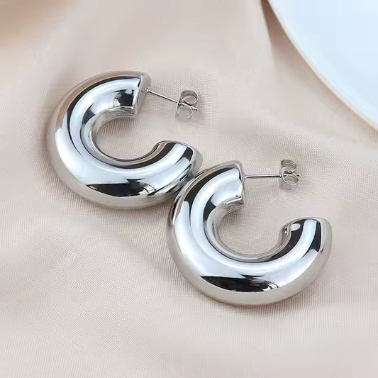 Baker Hoops Earring