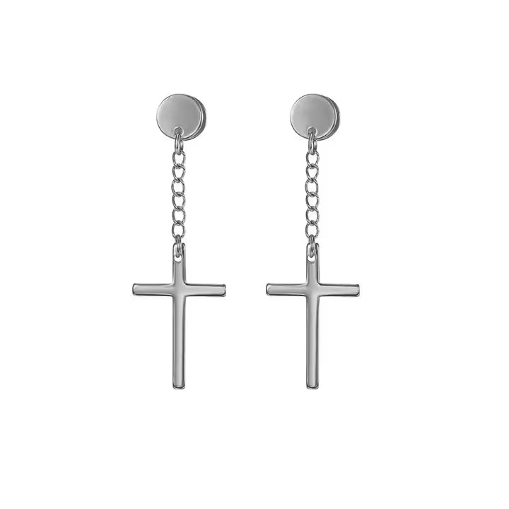 Cross Stud Earrings