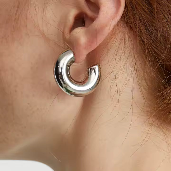 Baker Hoops Earring
