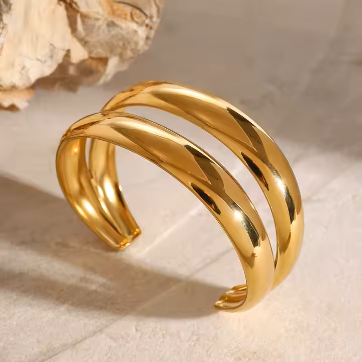 Bridge cuff bangle