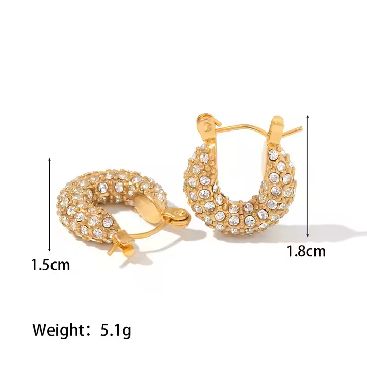 Sunset Hoop Earring
