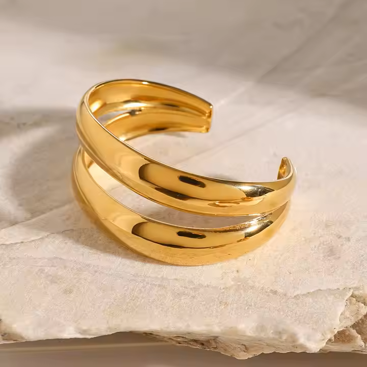 Bridge cuff bangle