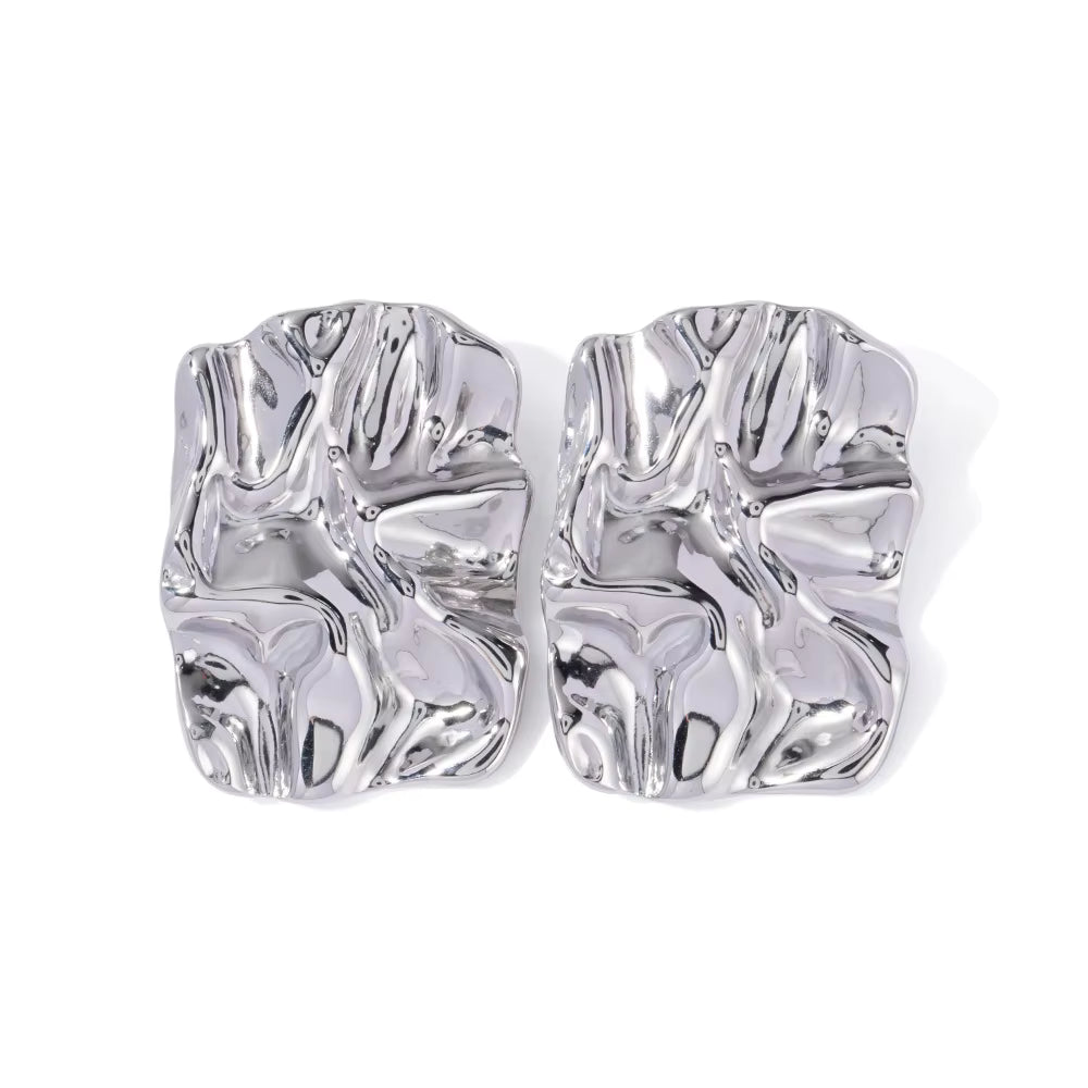 Crinkle Cut Earrings