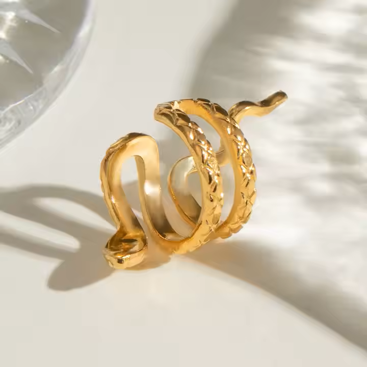Reptile cuff Earrings