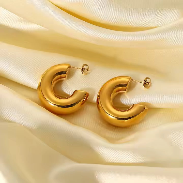 Baker Hoops Earring
