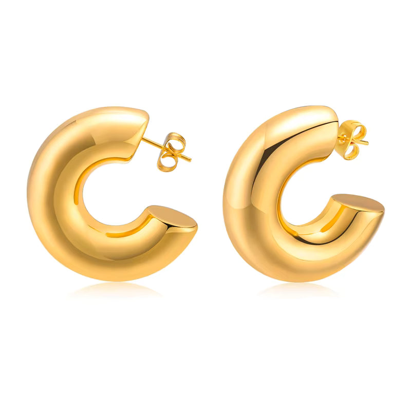Baker Hoops Earring
