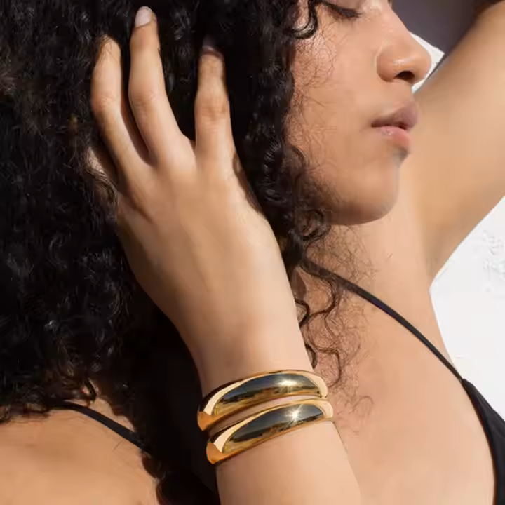 Bridge cuff bangle