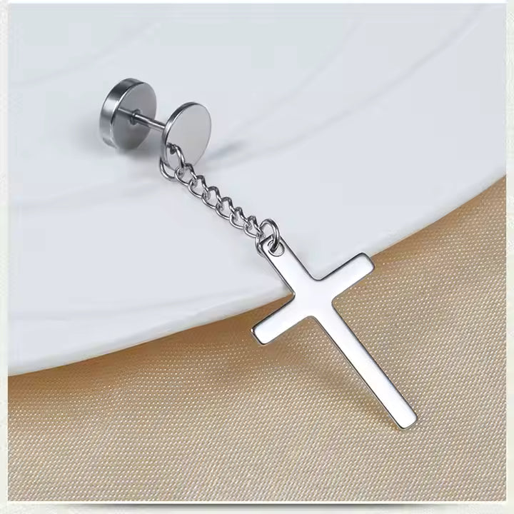 Cross Stud Earrings