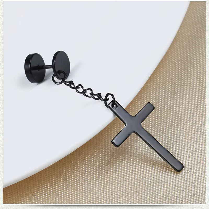 Cross Stud Earrings
