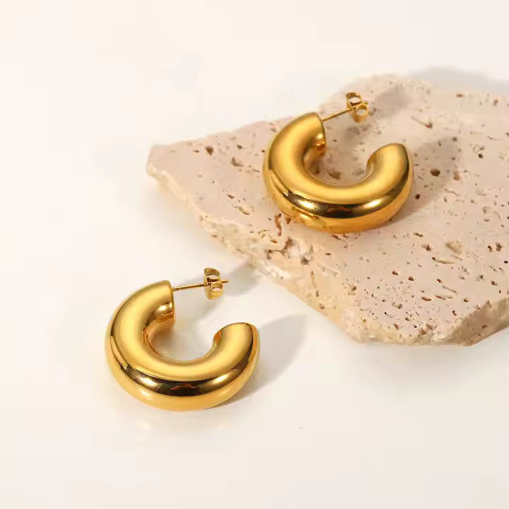 Baker Hoops Earring