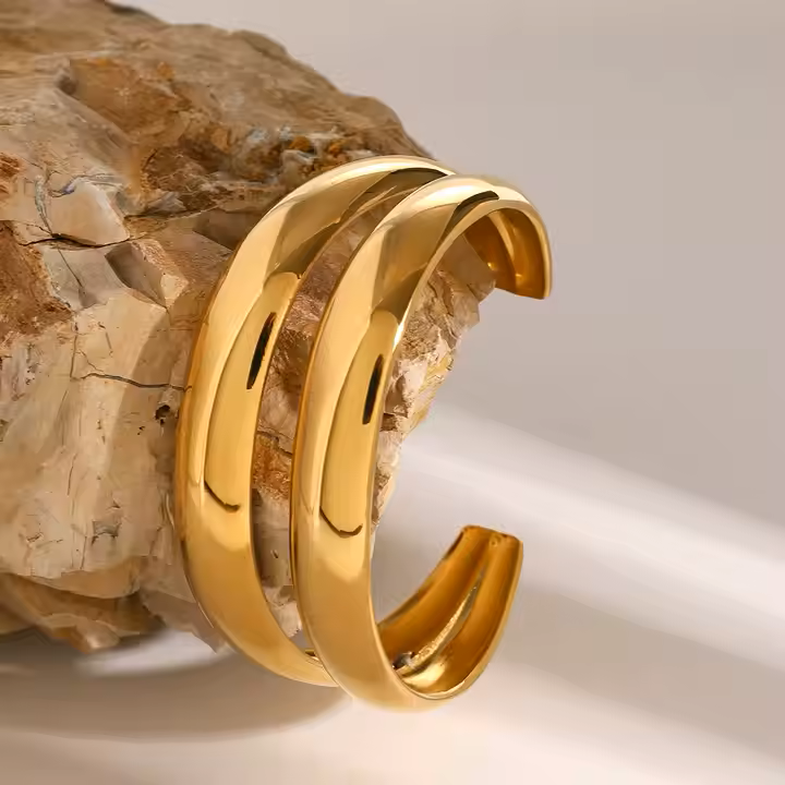Bridge cuff bangle