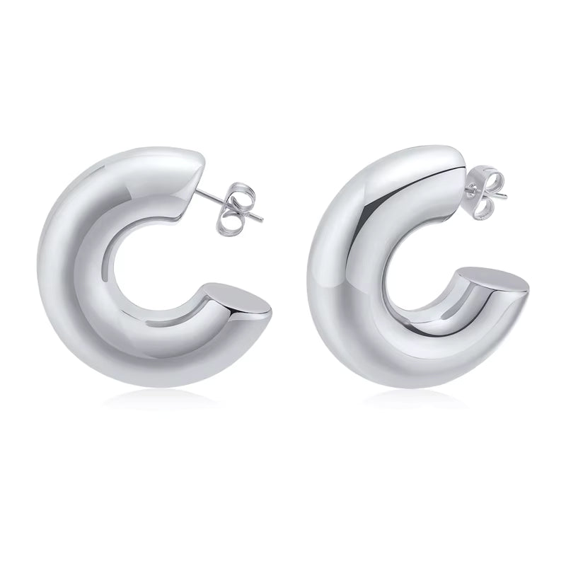 Baker Hoops Earring