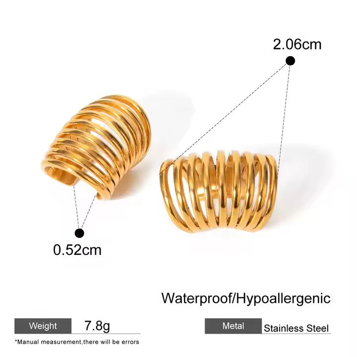 Oxford cuff Earring