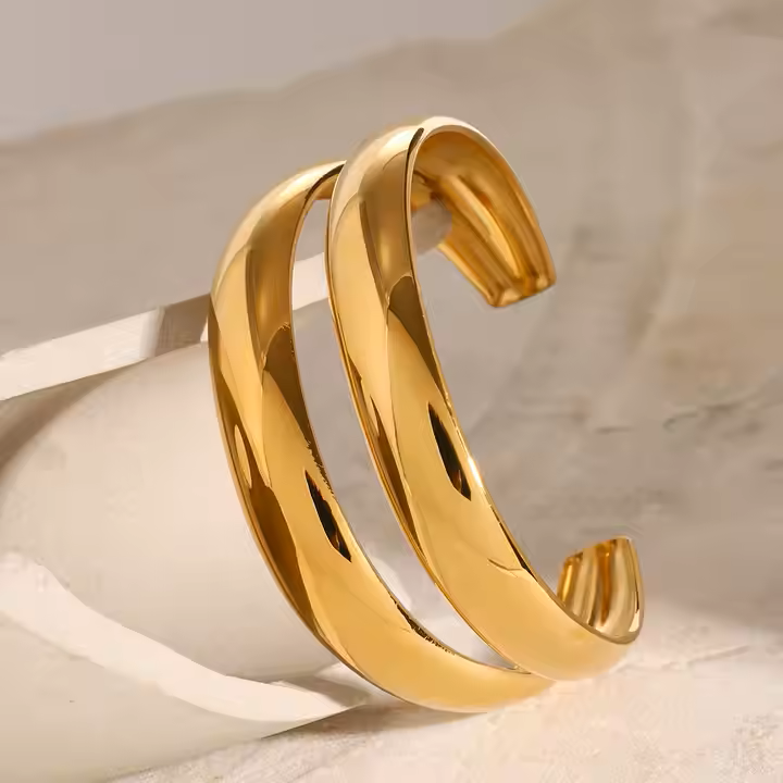Bridge cuff bangle