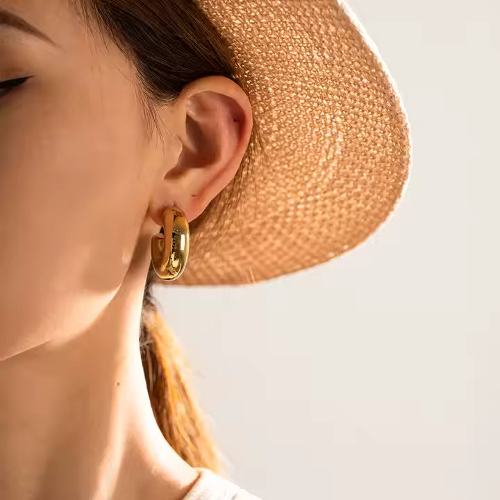 Baker Hoops Earring