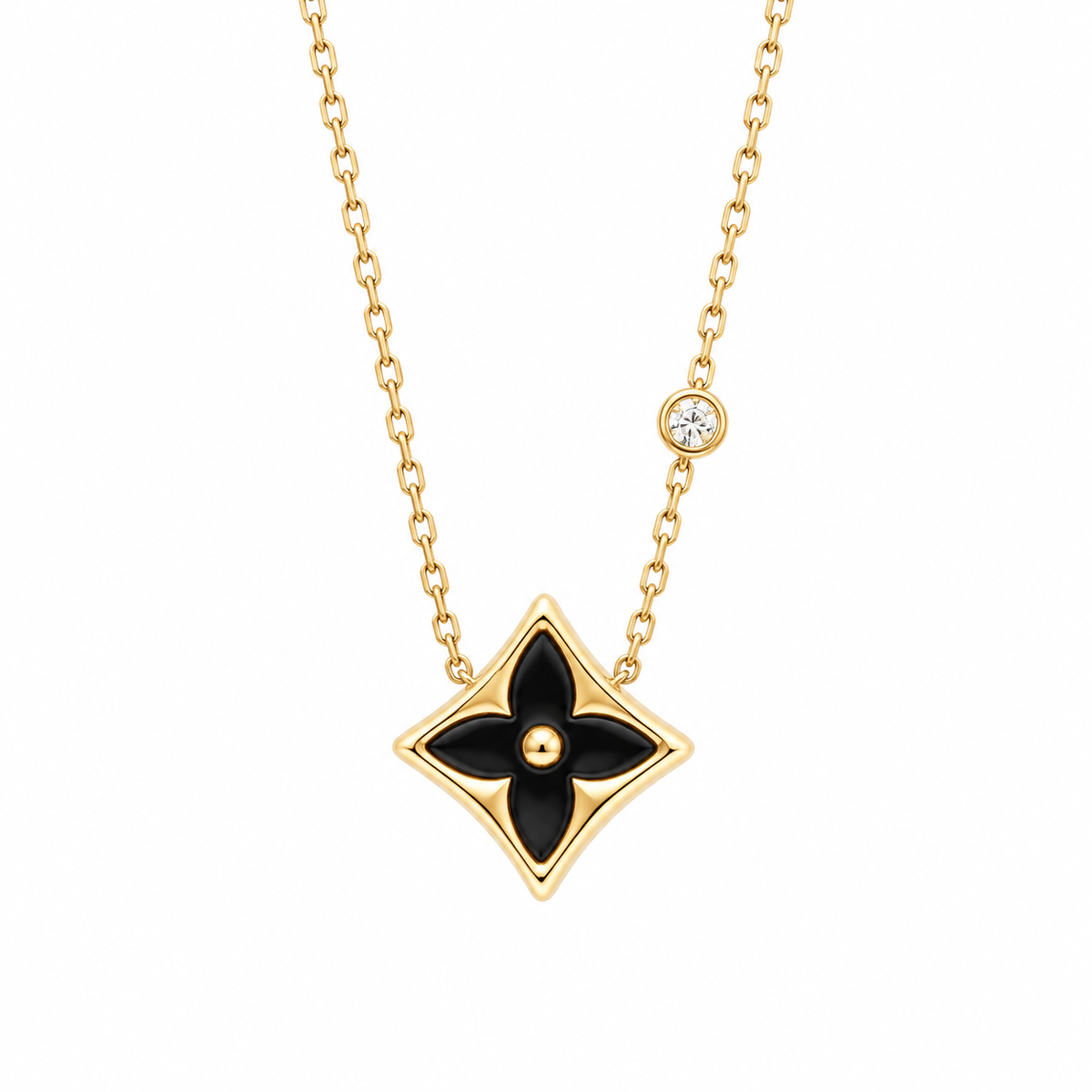 LV flower edge Necklace