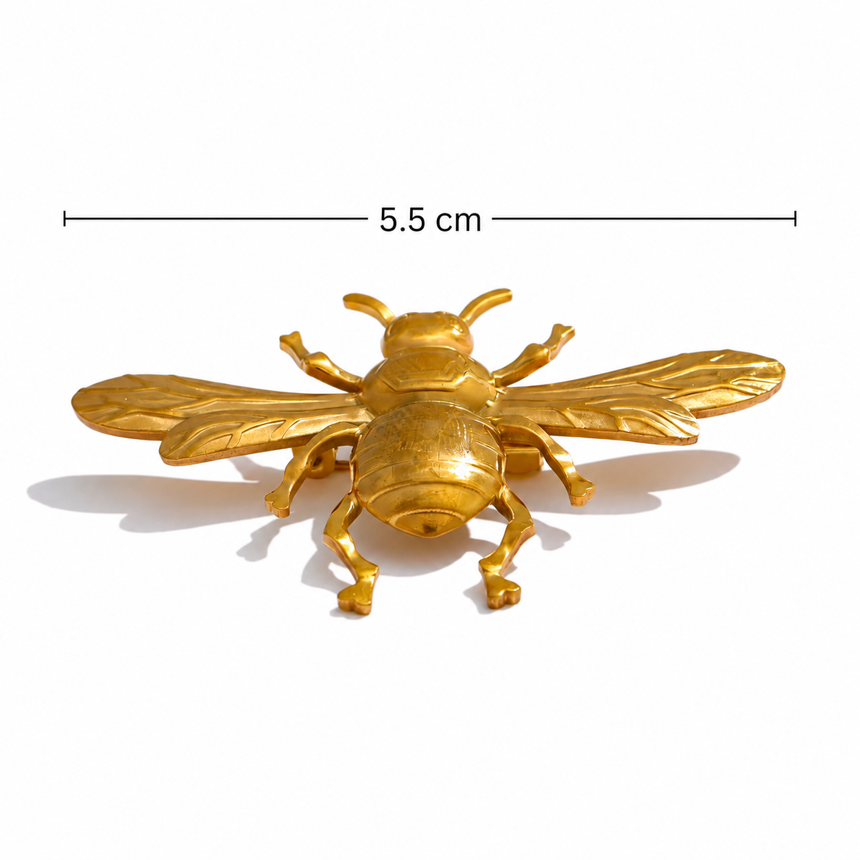 Bee bun brooch