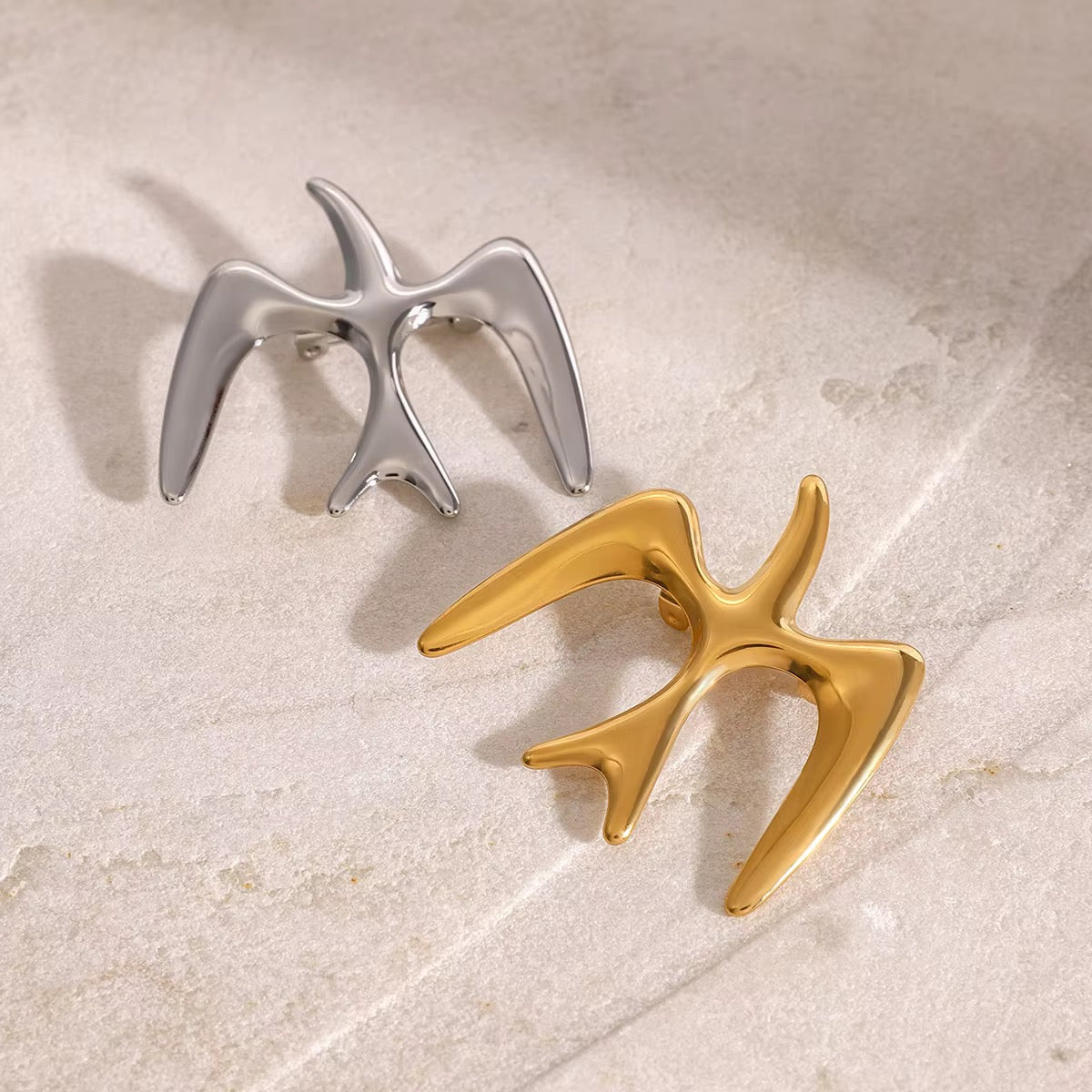 Swallow brooch