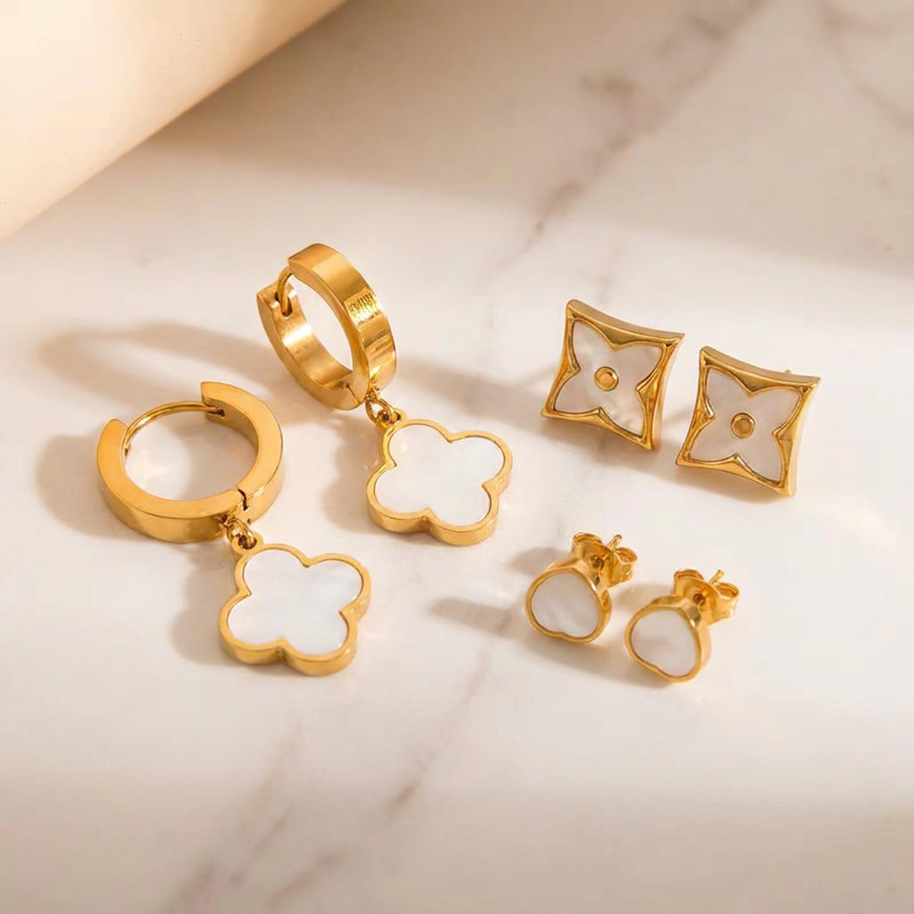 Log Earring Set