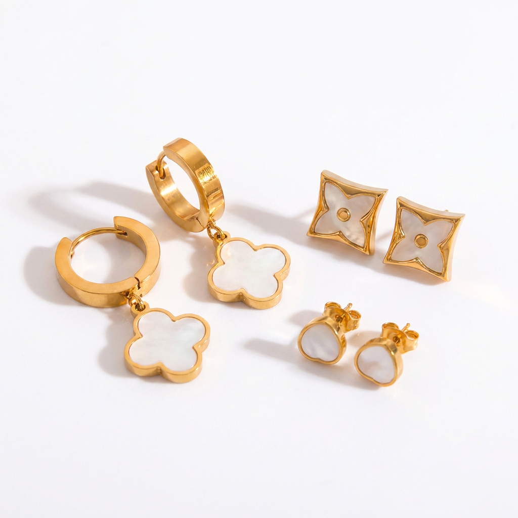 Log Earring Set