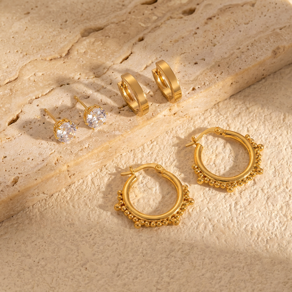 Trumpet Earring Set