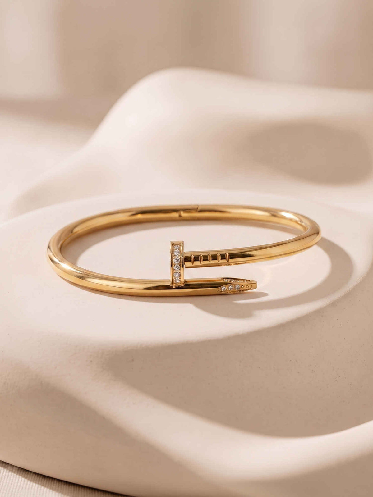 Cartier Nailed Diamond Bangle