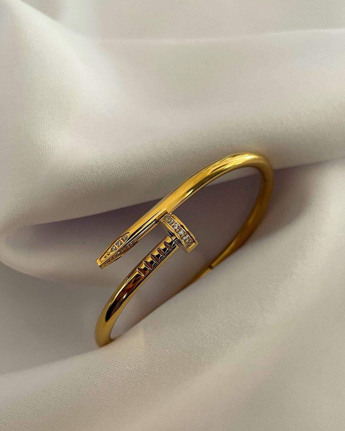 Cartier Nailed Diamond Bangle