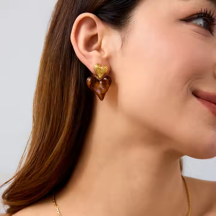 Smooth Cola Earrings