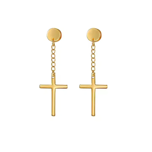 Cross Stud Earrings