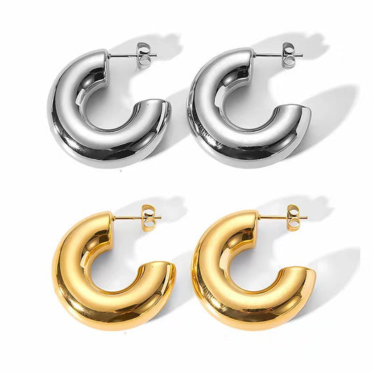 Baker Hoops Earring