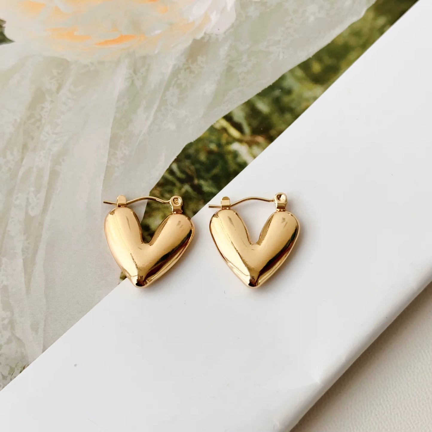Heart beat Earrings