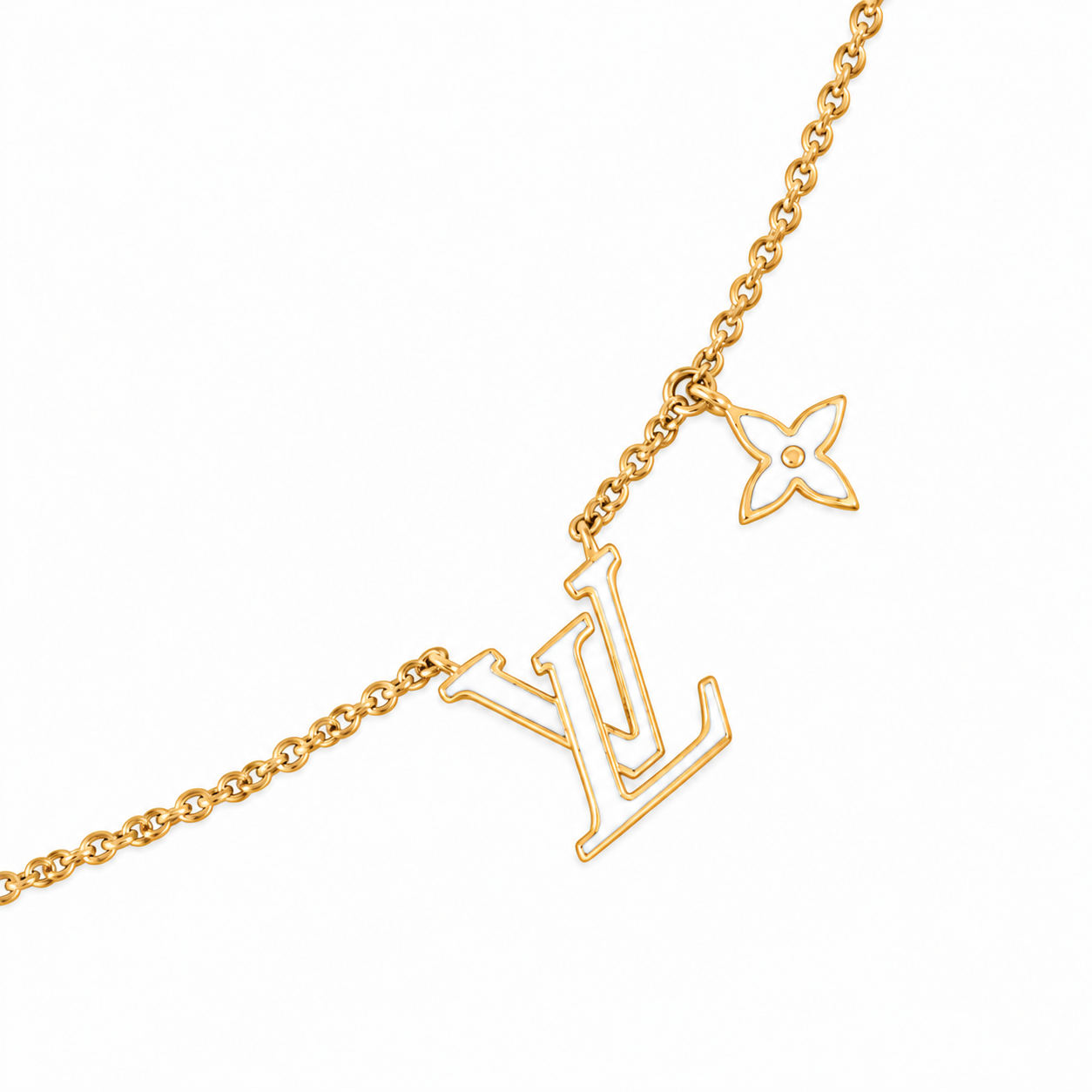 LV x Flower Necklace